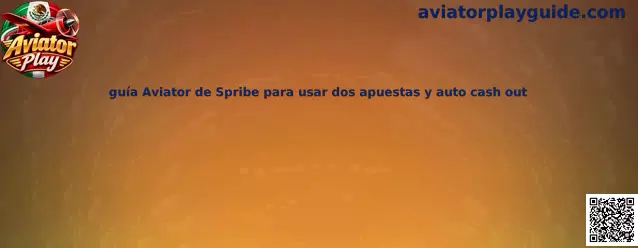 Imagen ilustrativa de la guía Aviator de Spribe para utilizar dos apuestas y configurar auto cash out